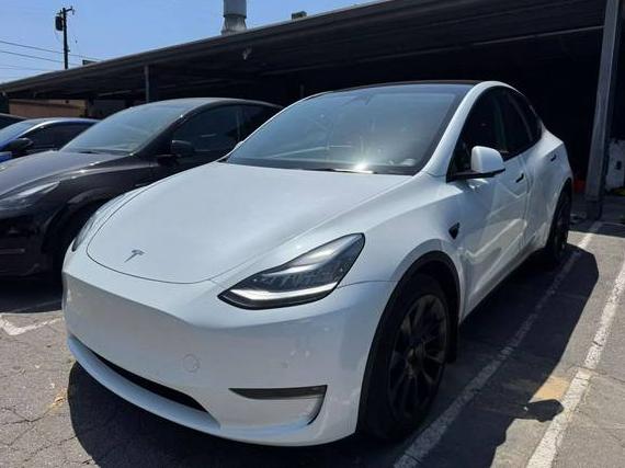 TESLA MODEL Y 2021 5YJYGDEEXMF218318 image